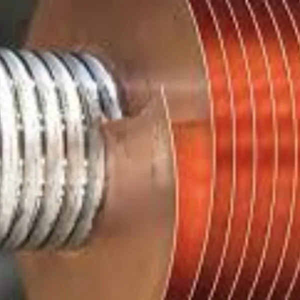 Koperen ingebedde vinnenbuis